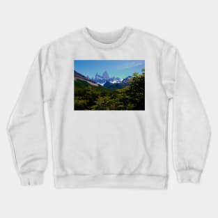 Mount Fitz Roy late afternoon Crewneck Sweatshirt